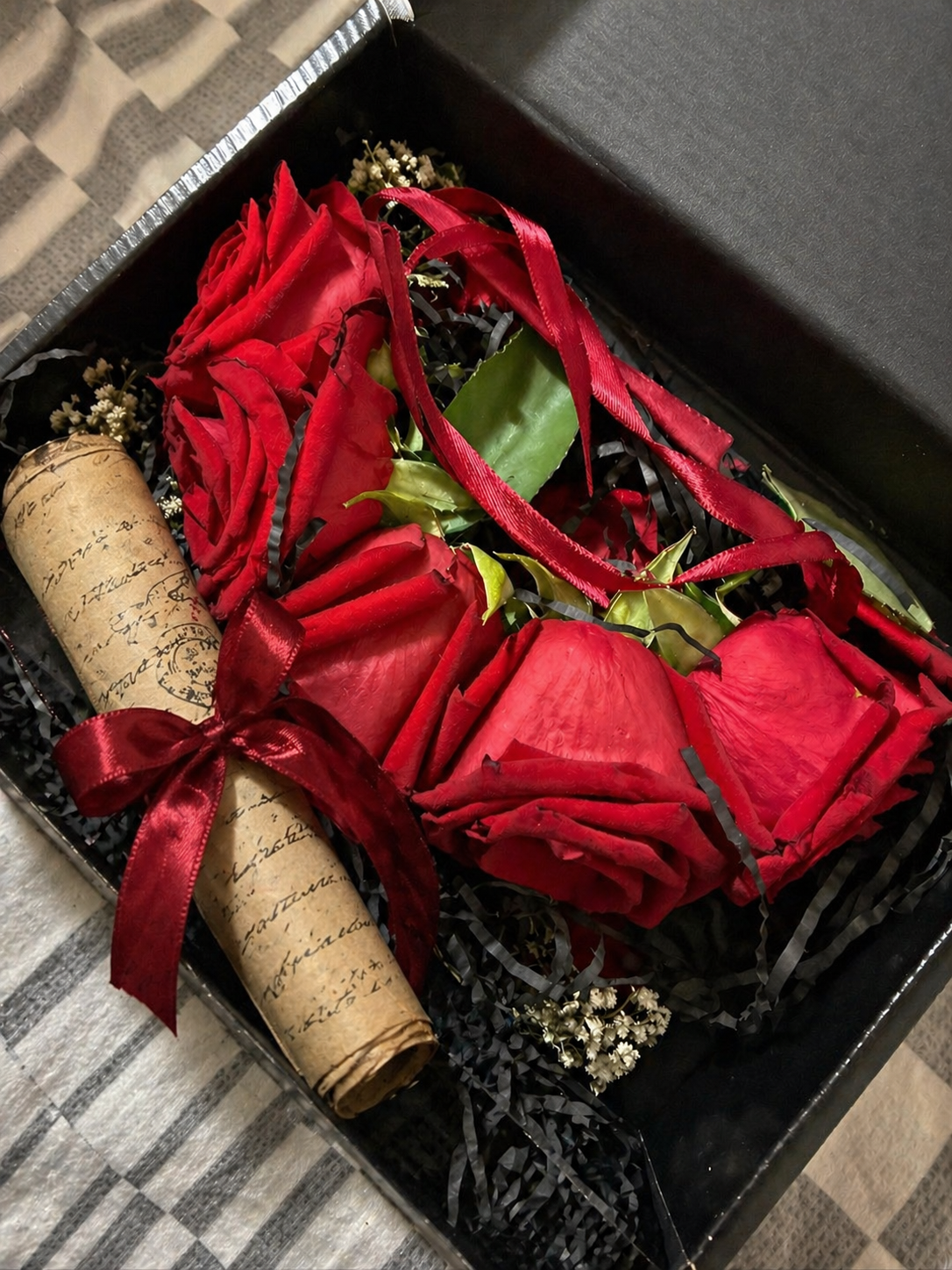 Handwritten Letter & Gajra Gift Set