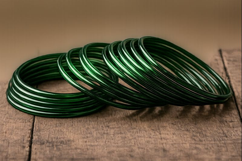 Simple Glass Churiyan – Set of 12