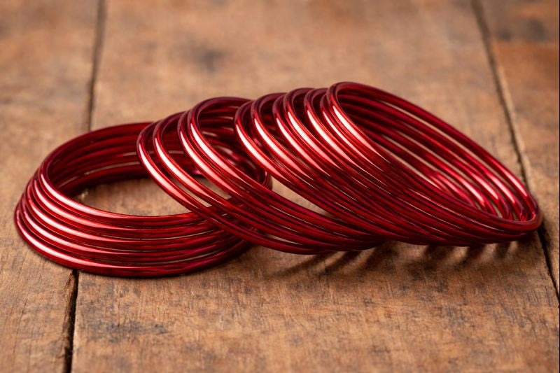 Simple Glass Churiyan – Set of 12