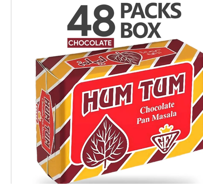HUM TUM Chocolate Pan Masala – 48 Packs Box