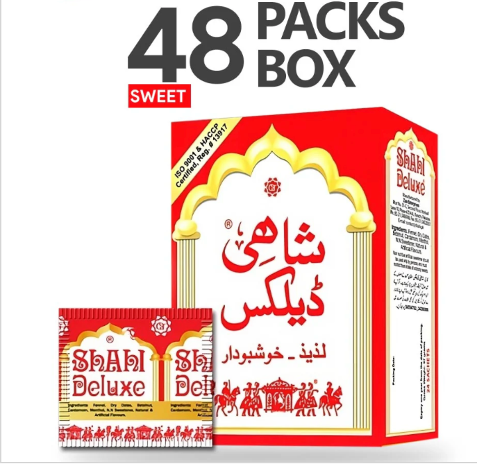 Shahi Deluxe Sweet Pan Masala – 48 Packs Box