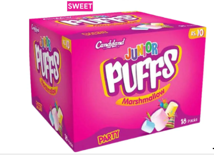 Junior Puffs Marshmallow