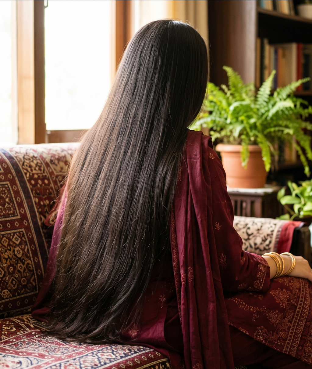 Luxe Hair Elixir – 7 Miracle Oils Blend for Growth & Shine